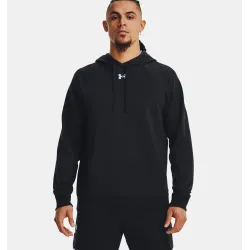 UA RIVAL FLEECE HOODIE 001BLK