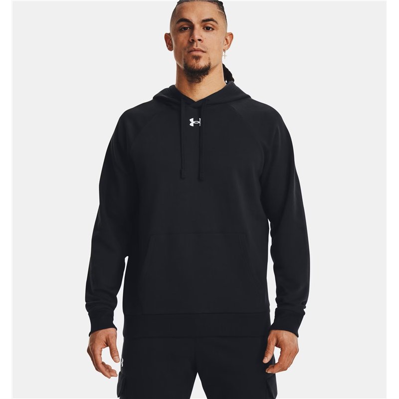 UA RIVAL FLEECE HOODIE 001BLK