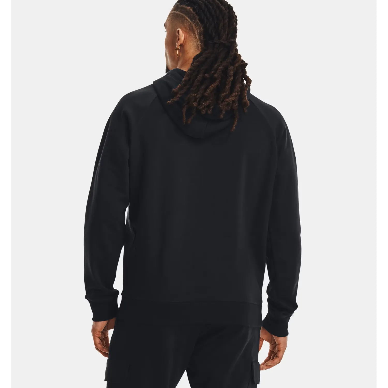 UA RIVAL FLEECE HOODIE 001BLK