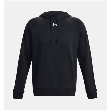 UA RIVAL FLEECE HOODIE 001BLK