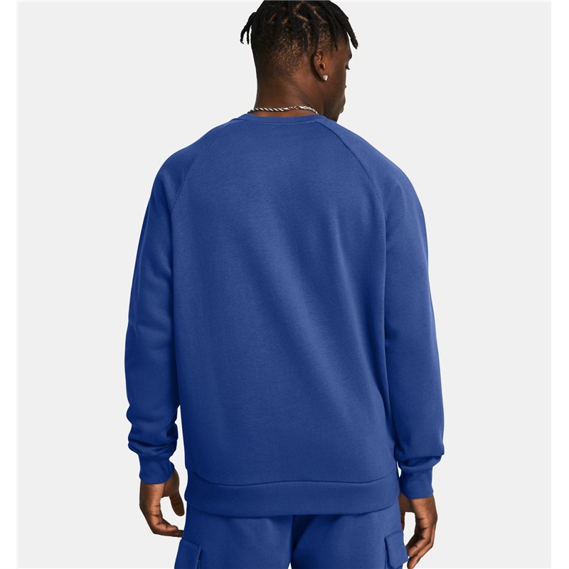 UA Rival Fleece Crew 432BLU