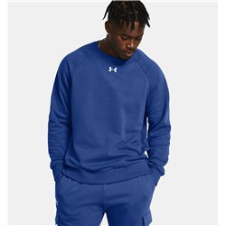 UA Rival Fleece Crew 432BLU
