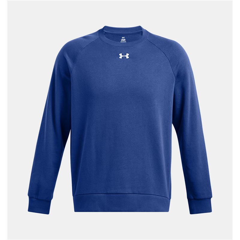 UA Rival Fleece Crew 432BLU