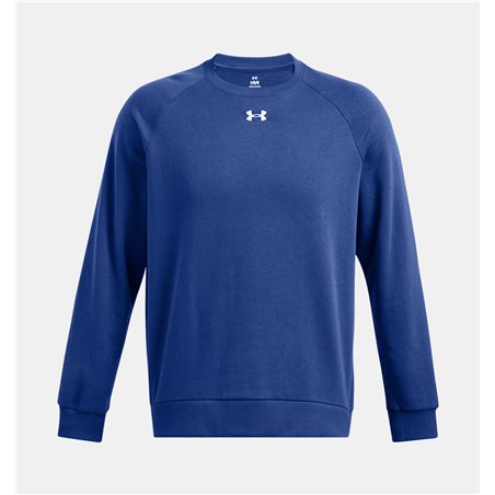 UA Rival Fleece Crew 432BLU