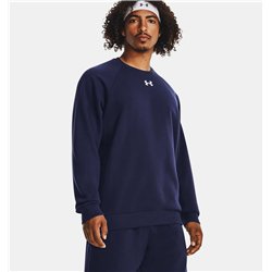 UA Rival Fleece Crew 410BLU