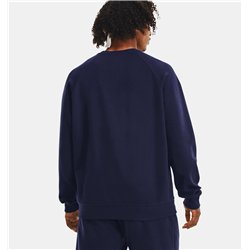 UA Rival Fleece Crew 410BLU 2