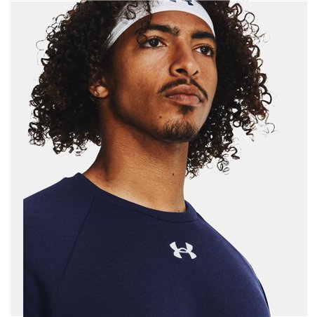 UA Rival Fleece Crew 410BLU