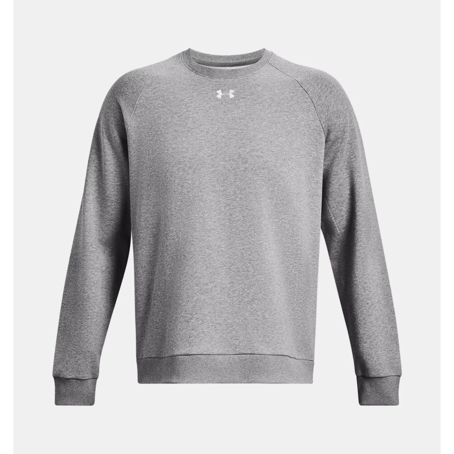 UA RIVAL FLEECE CREW 025GRY
