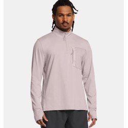 UA TRAIL RUN QUARTER ZIP 015GRY