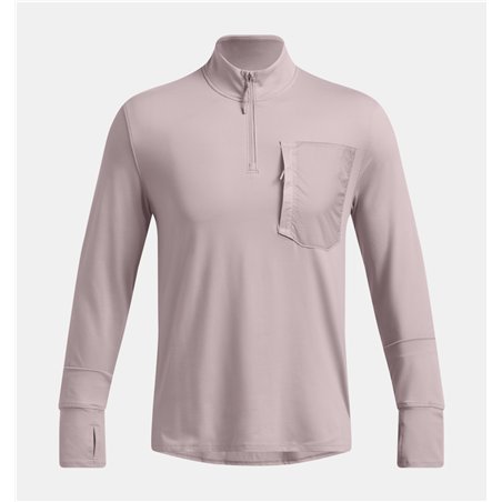 UA TRAIL RUN QUARTER ZIP 015GRY