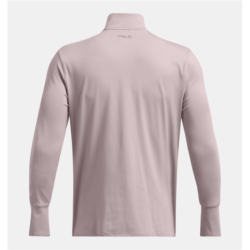 UA TRAIL RUN QUARTER ZIP 015GRY