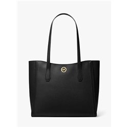 MK LEIDA TZ TOTE BLACK  2