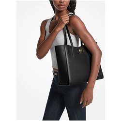 MK LEIDA TZ TOTE BLACK 
