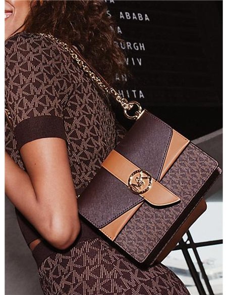 MK GREENWICH SM CONV BROWN