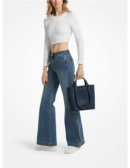 MK KELLI SM DBL HNDL NAVY