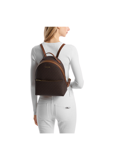 MK SHEILA MD FRNT PKT BACKPACK BROWN
