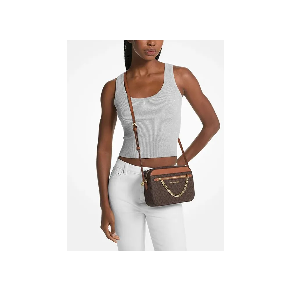 MK JSITEM LG CHAIN XBODY BROWN
