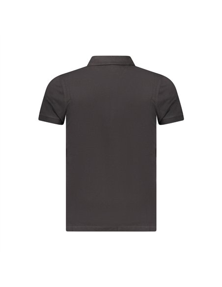 TH Polo Slim Fit Placket Negro