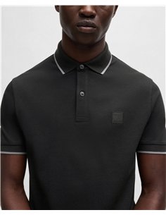 Hugo Boss Polo Passertip Negro  2