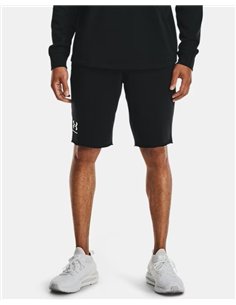UA RIVAL TERRY SHORT NEGRO
