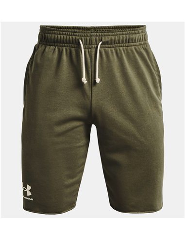 UA RIVAL TERRY SHORT NEGRO