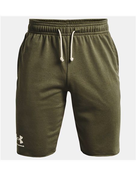 UA RIVAL TERRY SHORT NEGRO