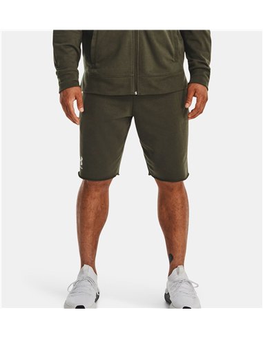 UA RIVAL TERRY SHORT NEGRO