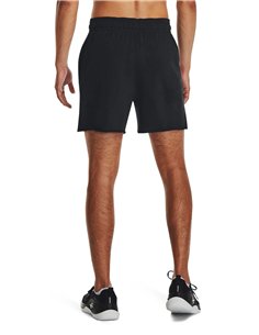 UA Rival Terry 6in Short NEGRO 2