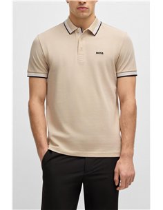 BOSS POLO PADDY BEIGE