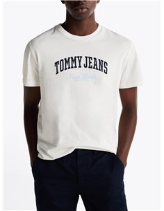 Tommy T-Varisity Logo Blanco