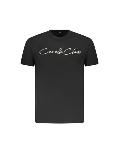 CAVALLI CLASS T-SHIRT LOGO SIMPLE NEGRO