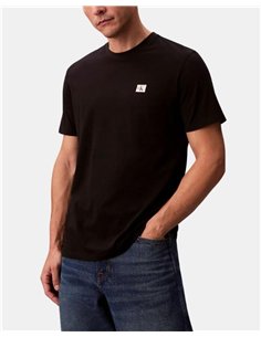 CK  WOVEN LABEL REGULAR TEE NEGRO RR
