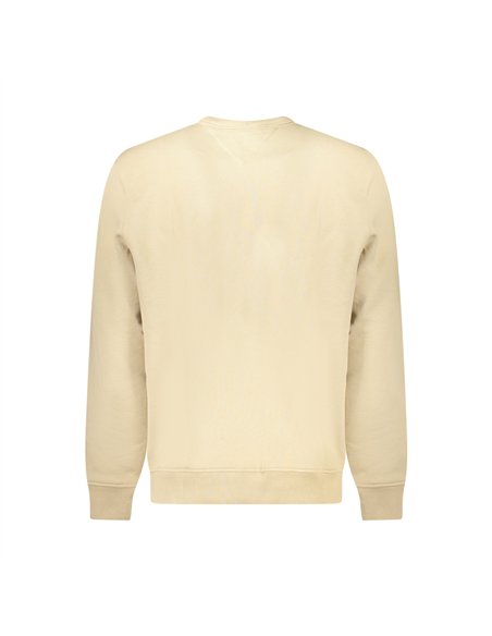 TH SUDADERA LOGO BORDADO BEIGE