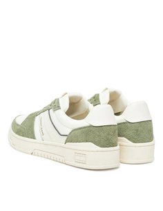 TH Zapatillas de mezcla de ante y suela cupsole Green 2