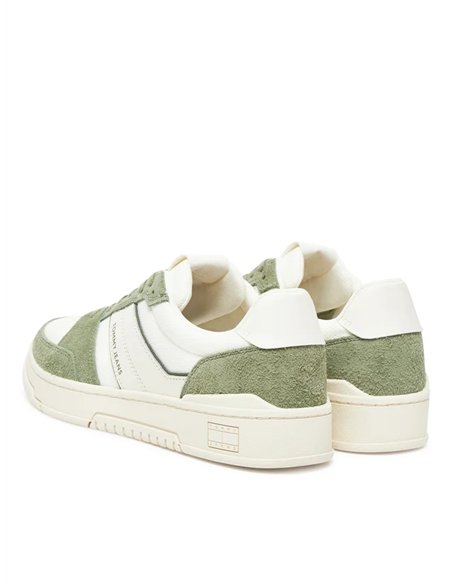 TH Zapatillas de mezcla de ante y suela cupsole Green