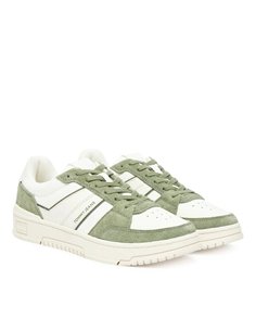 TH Zapatillas de mezcla de ante y suela cupsole Green