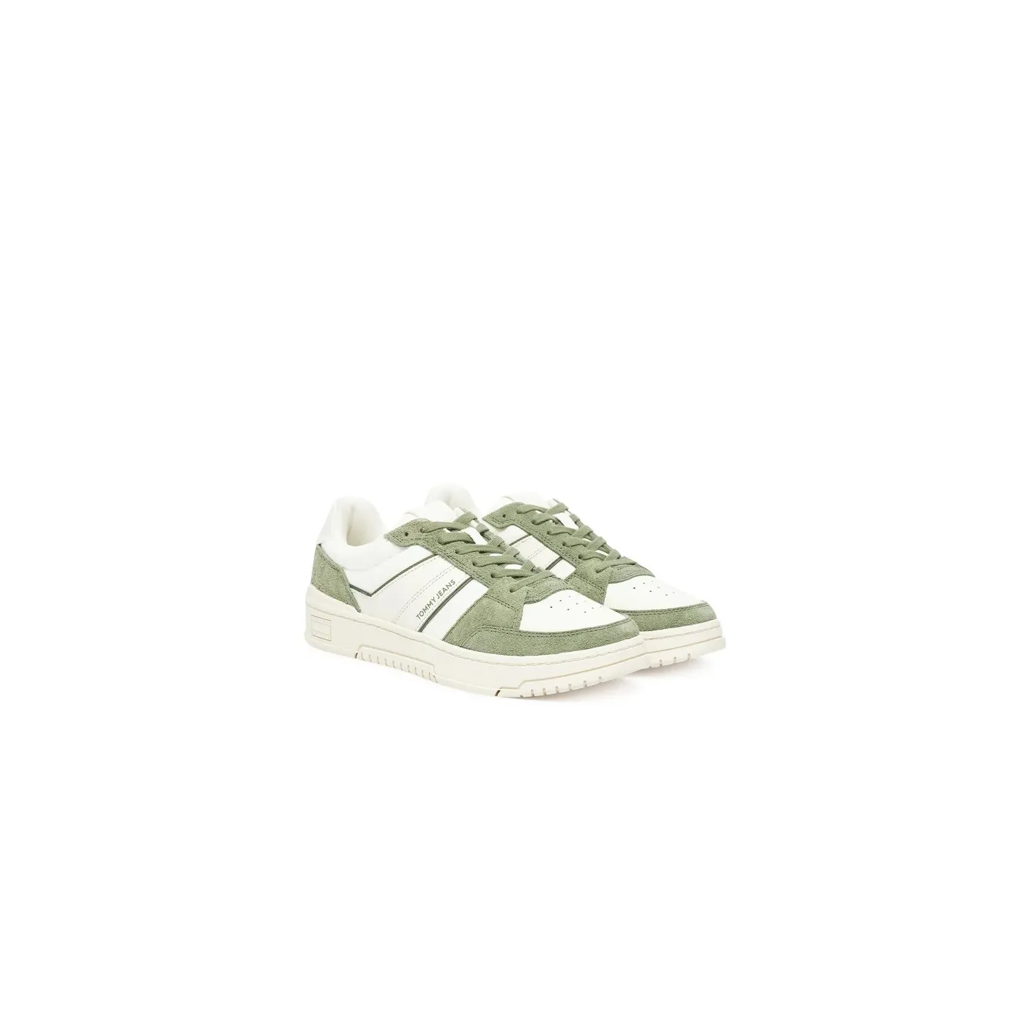 TH Zapatillas de mezcla de ante y suela cupsole Green