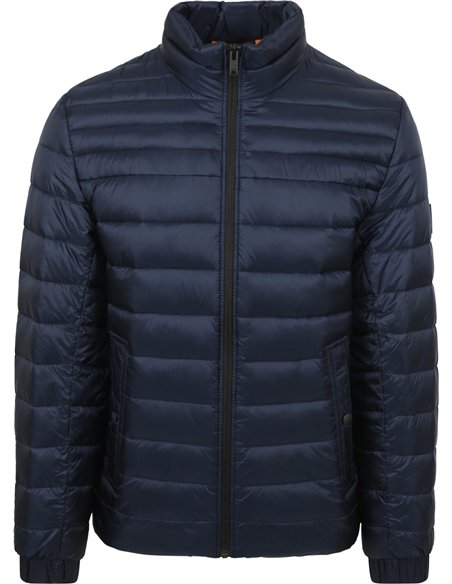 HB Cazadora  Oden slim fit plegable repelente al agua con guateado mixto Navy