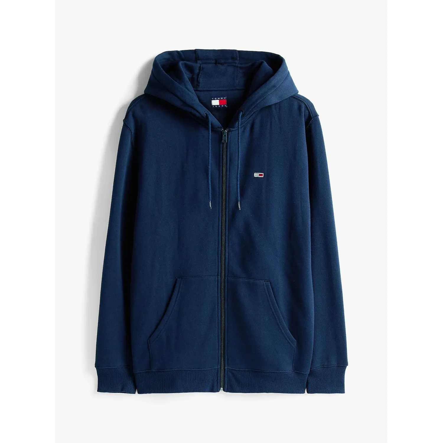 TH Sudadera de felpa con capucha y cremallera Navy 