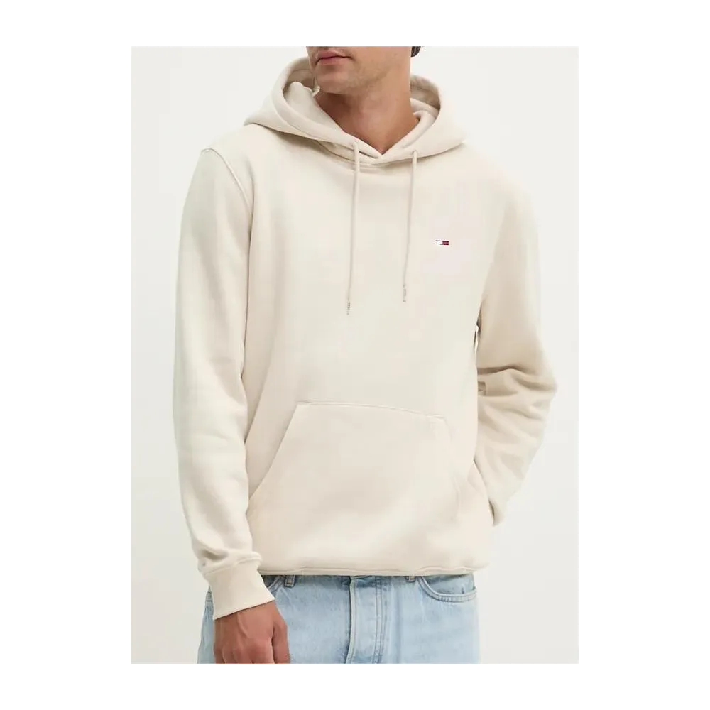 TH Sudadera de felpa peinada con capucha White