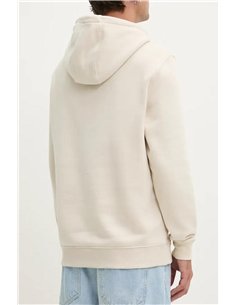 TH Sudadera de felpa peinada con capucha White 2