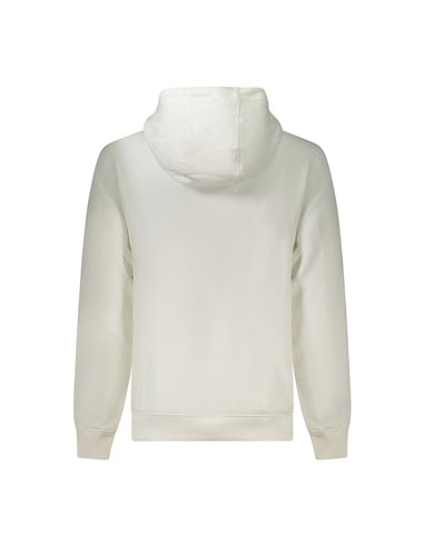 TH Sudadera de felpa peinada con capucha White