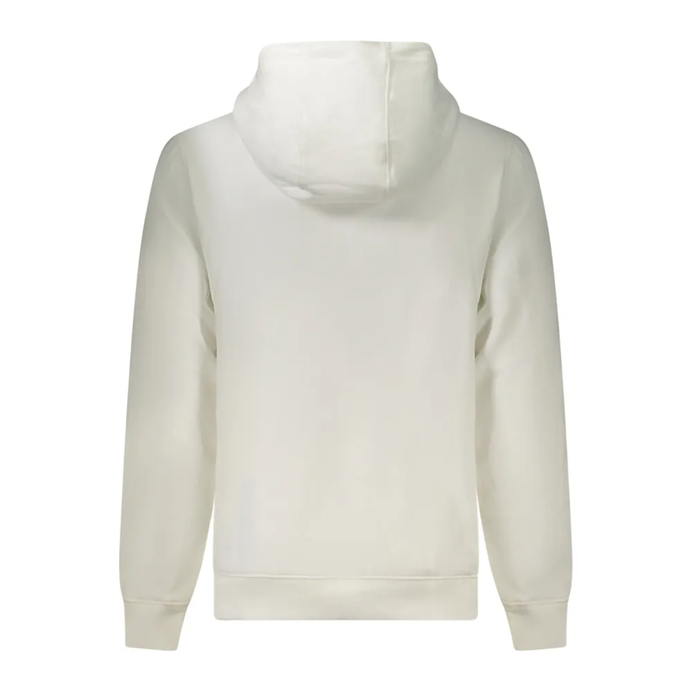 TH Sudadera de felpa peinada con capucha White
