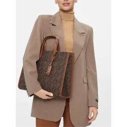 MK GIGI LG GRAB TOTE BROWN