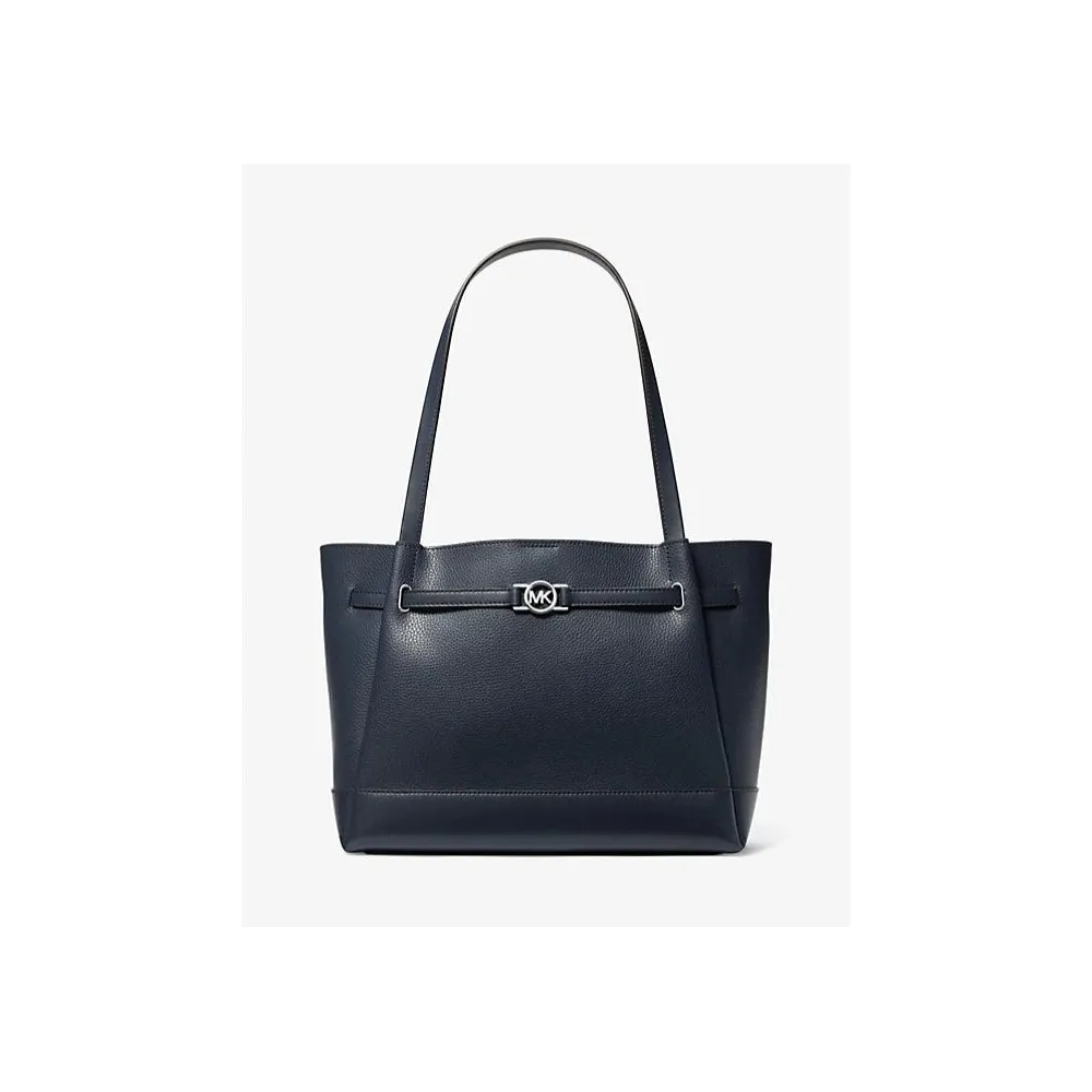 MK REEDLG BELTED TOTE NAVY