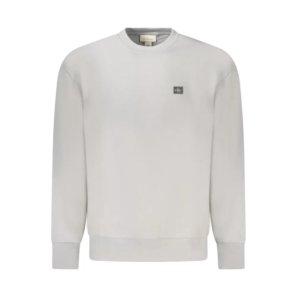 CK Sudaderas Sin capucha Hombre Logo Red GRY