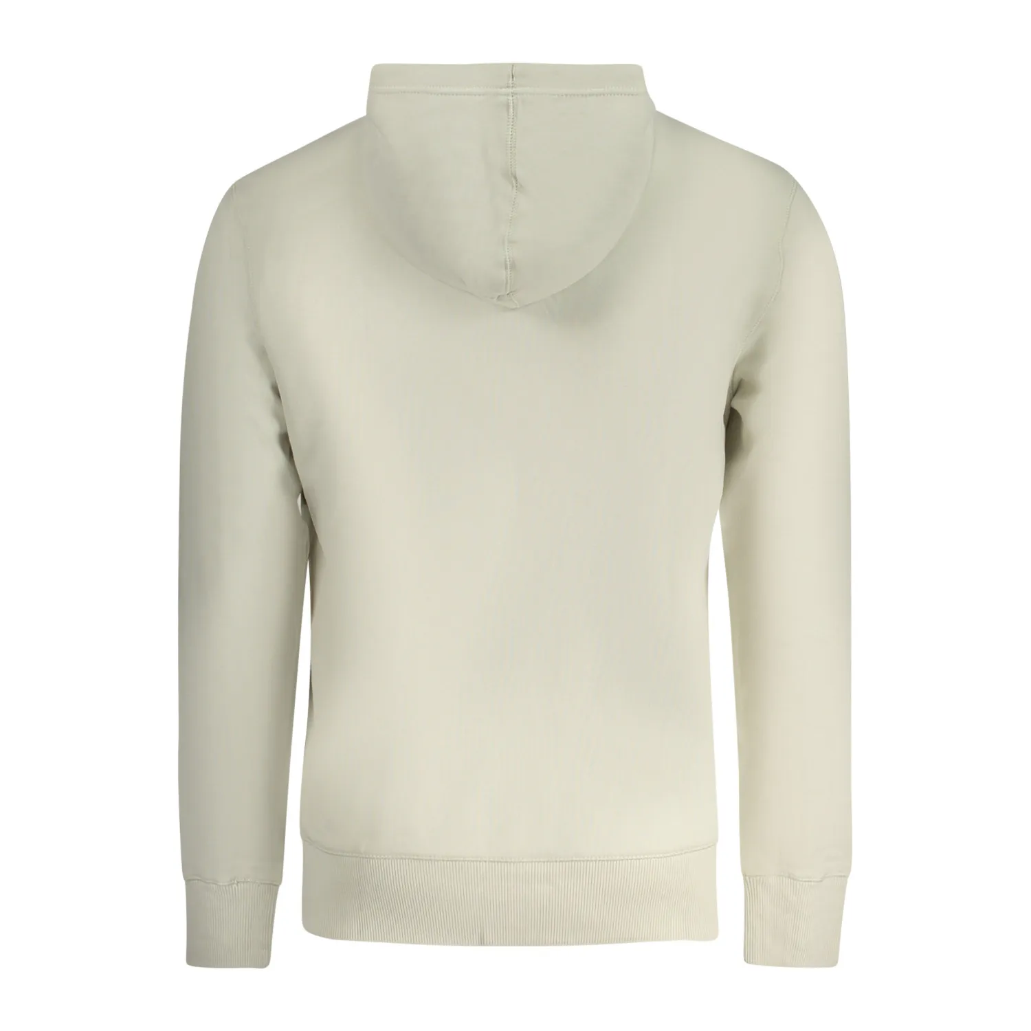 CK WOVEN LABEL HOODIE BEIGE