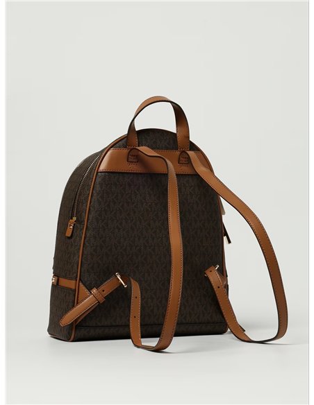 MK RHEA ZIP MD BACKPACK BROWN