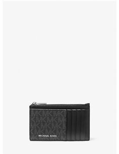 MK COOPER SLIM ZIP WALET BLK 2