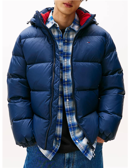 TH Anorak de plumón con capucha navy